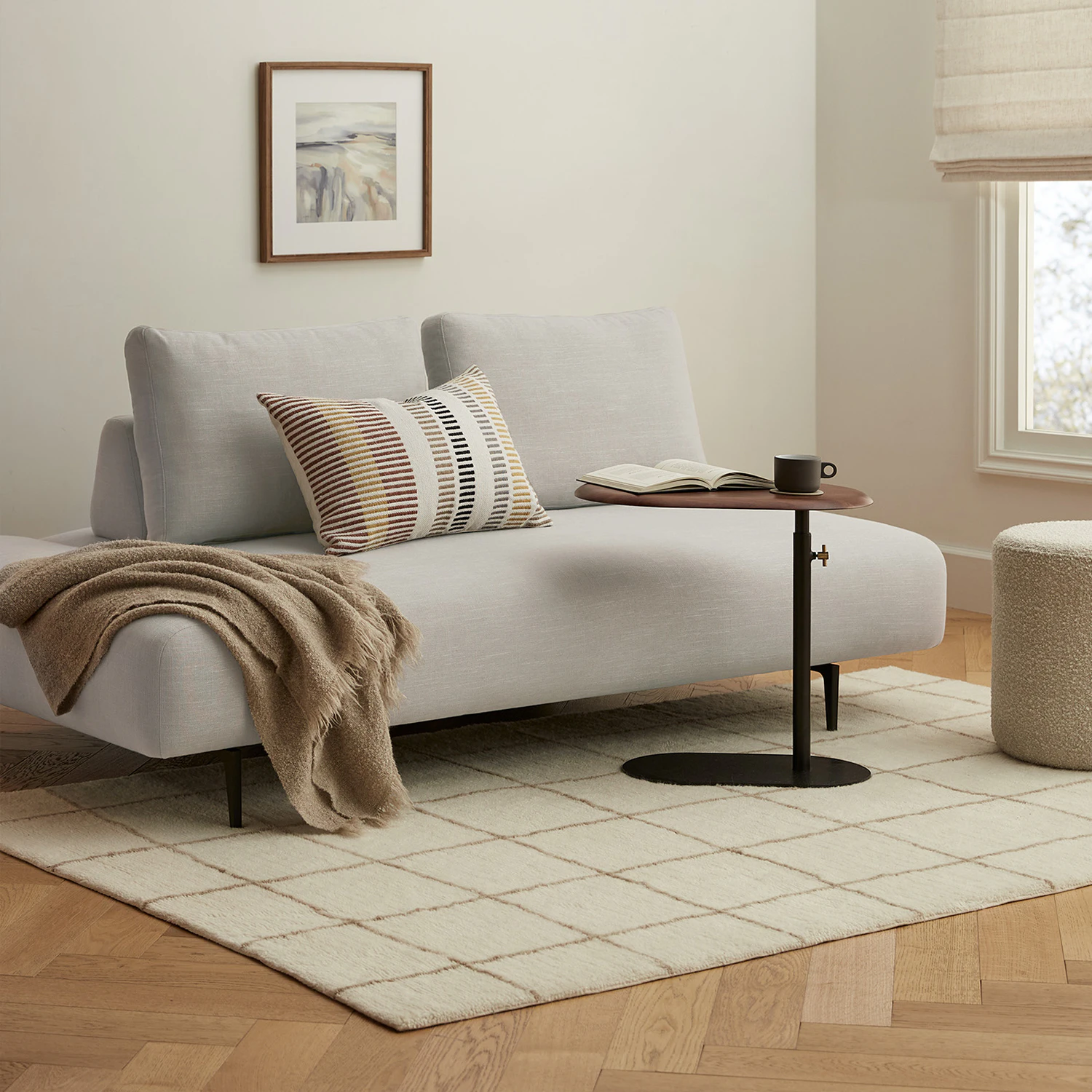 Basi Queen Bed Frame - Walnut