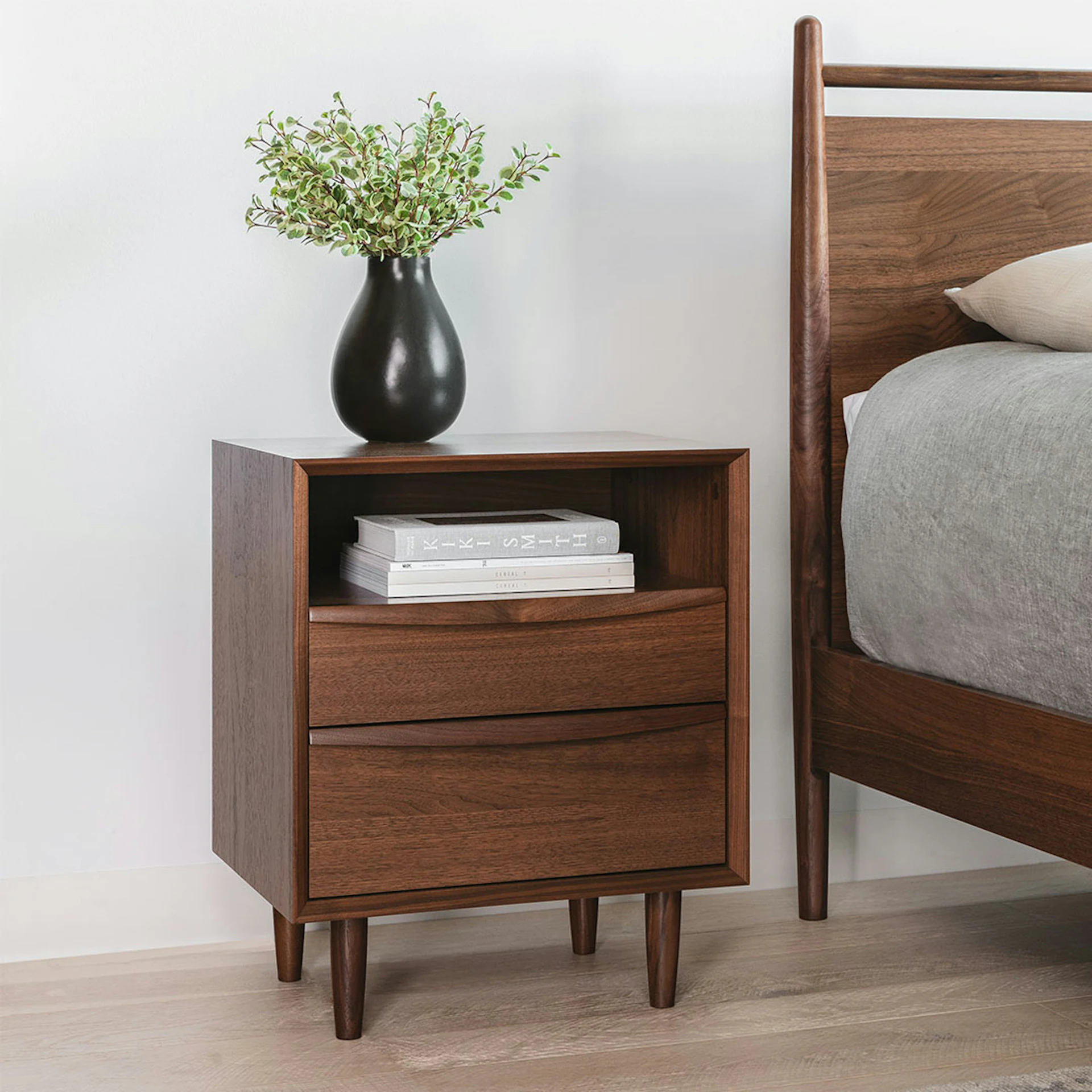 Portima C Side Table - Walnut
